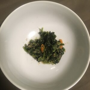 節約　ほうれん草の胡麻和え